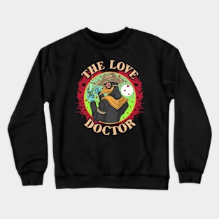 Valentines Day Plague Doctor Pandemic Crewneck Sweatshirt